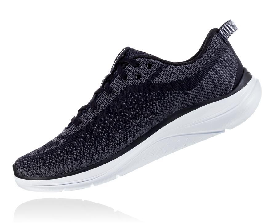 Hoka One One Hardloopschoenen Dames - Hupana Flow - Zwart/Wit - AI2176354